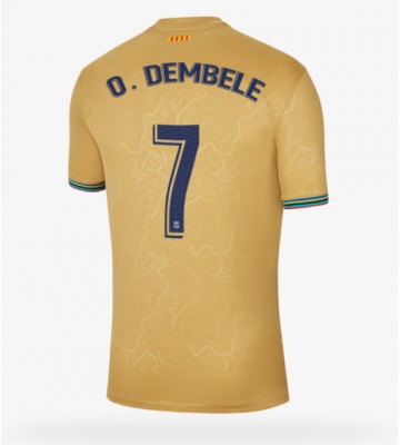 Barcelona Ousmane Dembele #7 Bortedrakt 2022-23 Kortermet